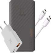 Xtorm SuperCharge PowerBank 10000mAh + 25W Go2 SlimLine Charger + USB-C naar USB-C Kabel