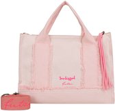 Fritzi aus Preußen Sac à main Sac à épaule bandoulière Tote Bag Limited Washed Denim Shopper Washed Rose
