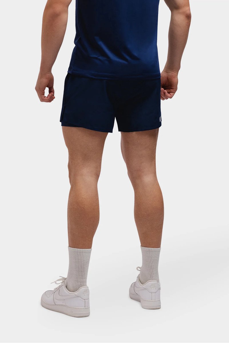 Breaking Limits Short Pro Edition Heren – 2-in-1 Compressie – Premium Trainingsshort – Navy Blue – Maat XXL