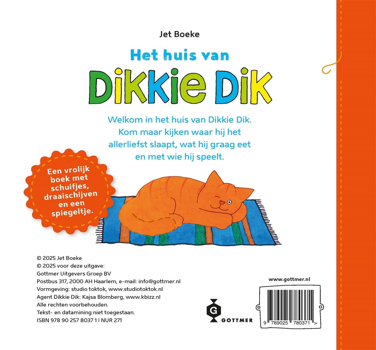 Dikkie Dik - Het huis van Dikkie Dik - back cover