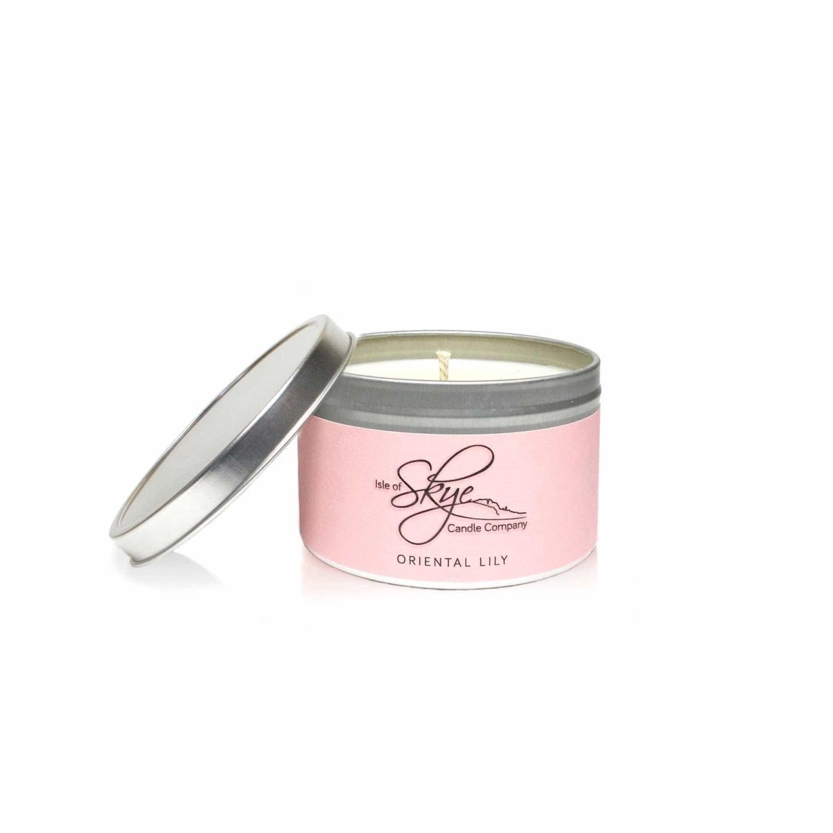 Geurkaars Oosterse Lelie (Oriental Lily) Blikje - 30 uur - Sojawas - Isle of Skye Candle