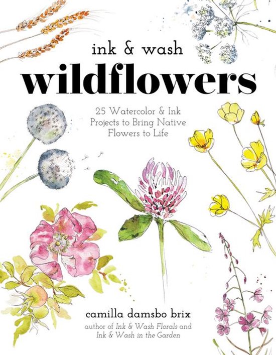 Ink & Wash Wildflowers - cover