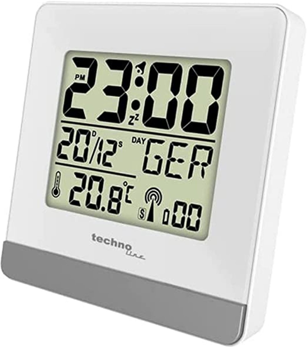 Digitale Wekkerradio met thermometer - Technoline WT 260 wit