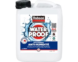 Rubson Vochtige Binnenmuren Coating 5 L Jug | Rubson Vochtige Binnenmuren Coating | Waterdichte Coating | Vochtbestreiding & Transparant