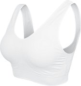 Urban Classics Padded Sports Bra Dames BH - wit - M