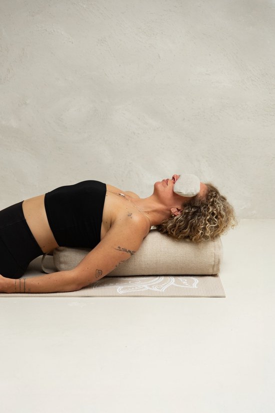 Oogkussen hennep lavendel gevormd eco - Pure van Yogi & Yogini — afbeelding 3