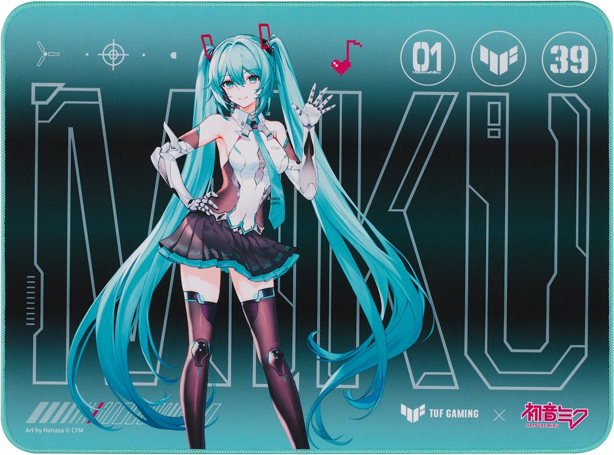 ASUS TUF Gaming P1 Hatsune Miku Edition gaming muismat