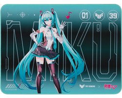 ASUS TUF Gaming P1 Hatsune Miku Edition – Muismat rubber – stof – blauw, zwart