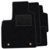 Ensemble complet de tapis de sol en velours pour Opel Mokka IA 2012-2019 - finition noire