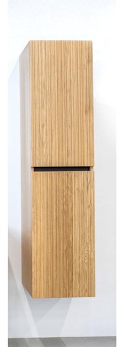 FugaFlow Eccelente Arredo Hoge Kast - 160cm - 2 deuren - greeploos - eiken