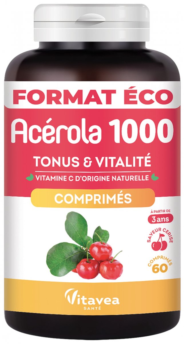 Goedkoopste Vitavea Acerola 1000 60 Tabletten