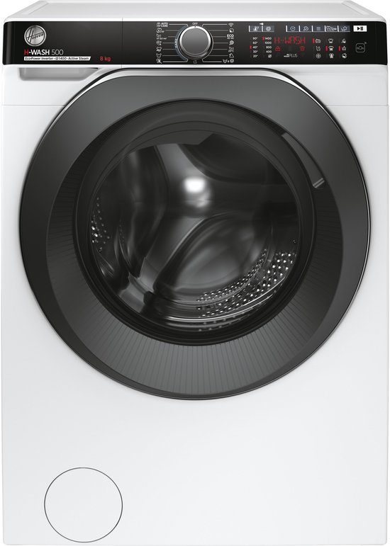 Hoover HWPV 48AMBC/1-S Wasmachine - Wit - Power Care System - Auto Care Programma Hoover HWPV 48AMBC/1-S Wasmachine - Wit - Power Care System - Auto Care Programma