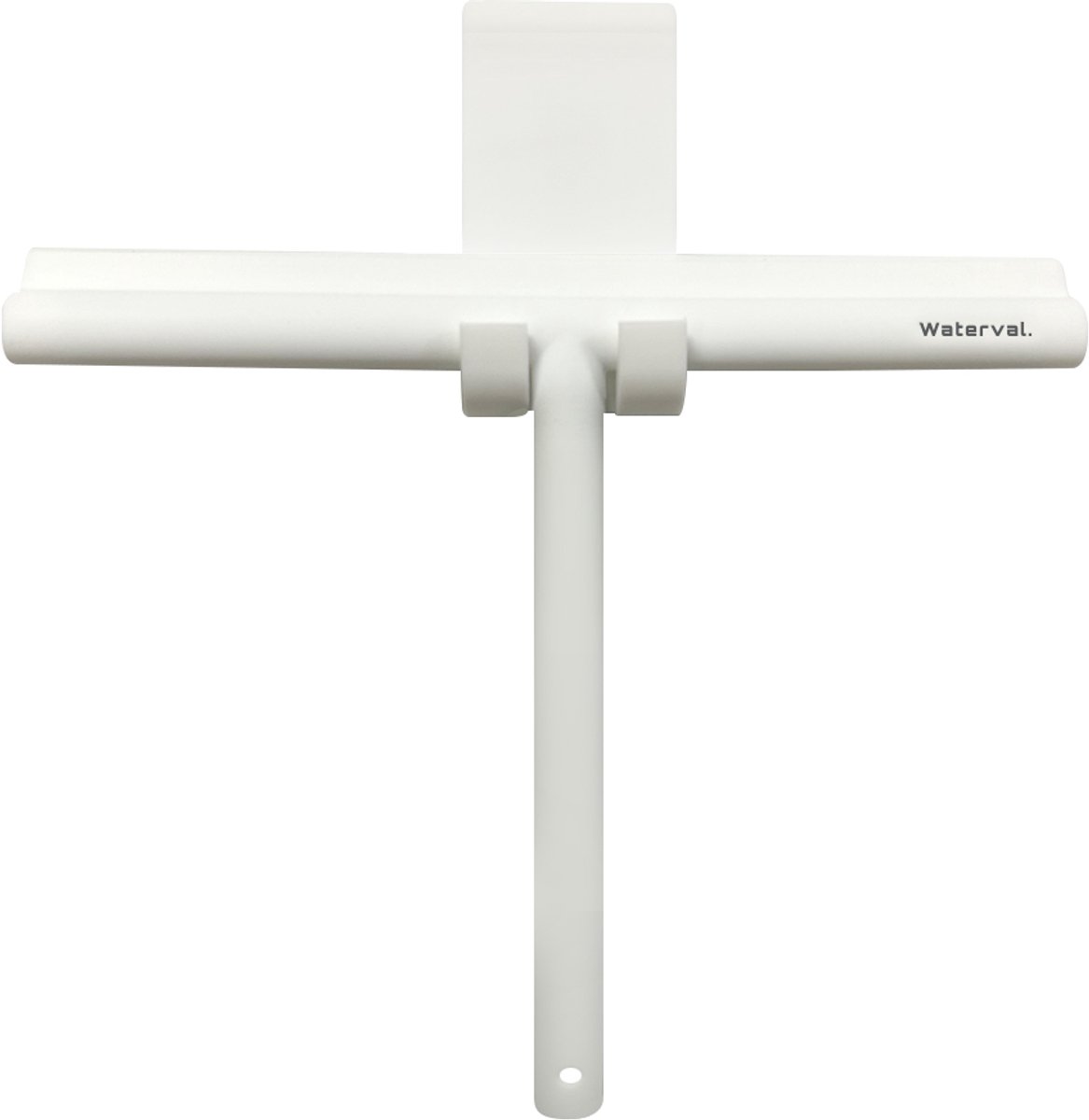 Waterval Douchewisser 24cm – Siliconen Trekker voor Douchewand & Badkamer – Wit