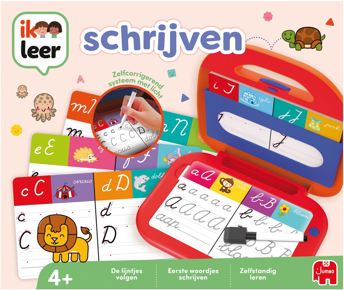 Jumbo - Ik Leer - Schrijven - Educatief spel - Vanaf 4 jaar - Speelgoed in koffer — afbeelding 3