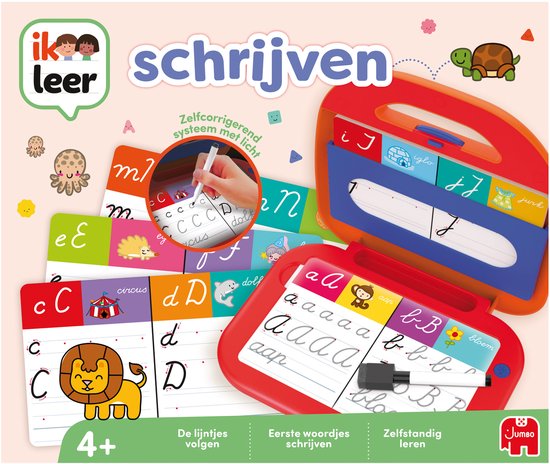 Jumbo - Ik Leer - Schrijven - Educatief spel - Vanaf 4 jaar - Speelgoed in koffer