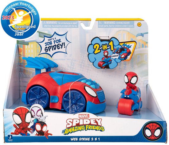Spidey and his Friends Spidey voertuig 2 in 1