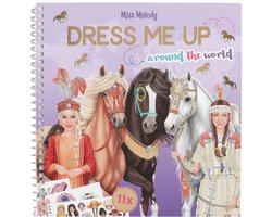 foto van Depesche - Miss Melody Dress me up Around the World stickerboek