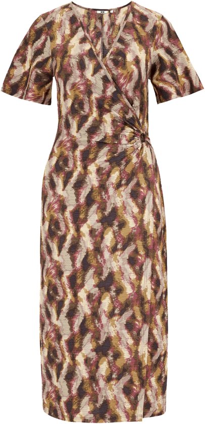 WE Fashion Dames Midi jurk met print