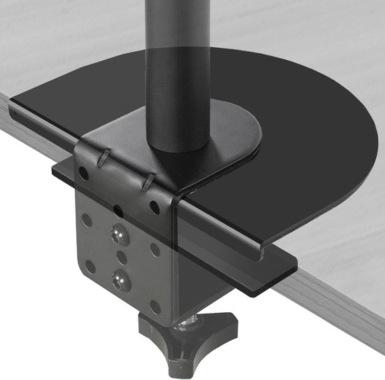Pholiten Monitorstandaard versterkingsplaat compatibel met de meeste monitorhouders voor dunne tafelbladen, glas en andere breekbare dienbladen