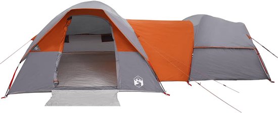 vidaXL - Tent - 5-persoons - waterdicht - grijs - en - oranje van Vidaxl — afbeelding 5