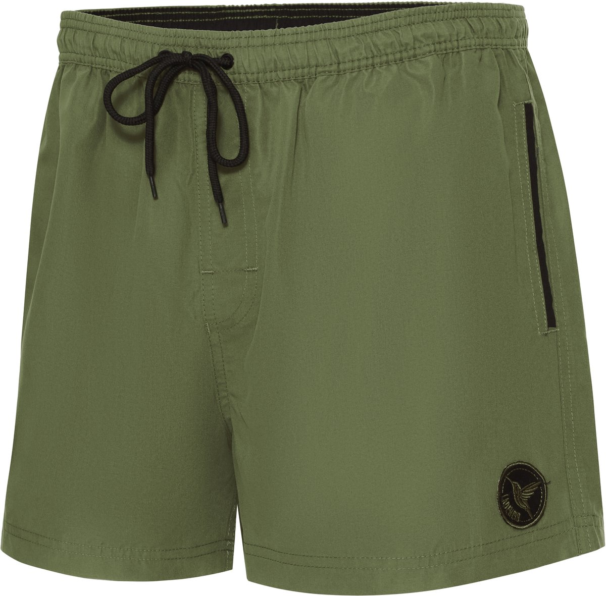 Ladeheid LA-LA40-199-SWS Heren Zwembroek - Zwemshorts - met zijzakken en achterzak - sneldrogend - met binnenslip van mesh - Koordsluiting - Polyester - Khaki – 4XL