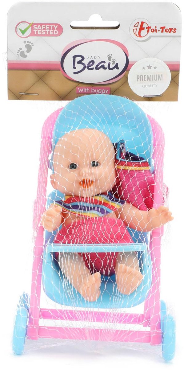 Baby Beau Mini Babypop Zittend, 12cm — cadeau in Spellen & Speelgoed - foto 7