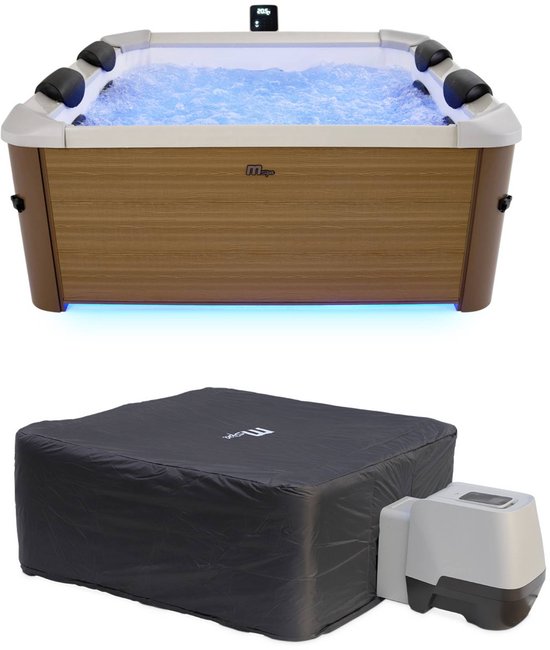 Mspa Spa Oslo Amber - Opblaasbare jacuzzi met hydromassage - Mspa - €1.995,00