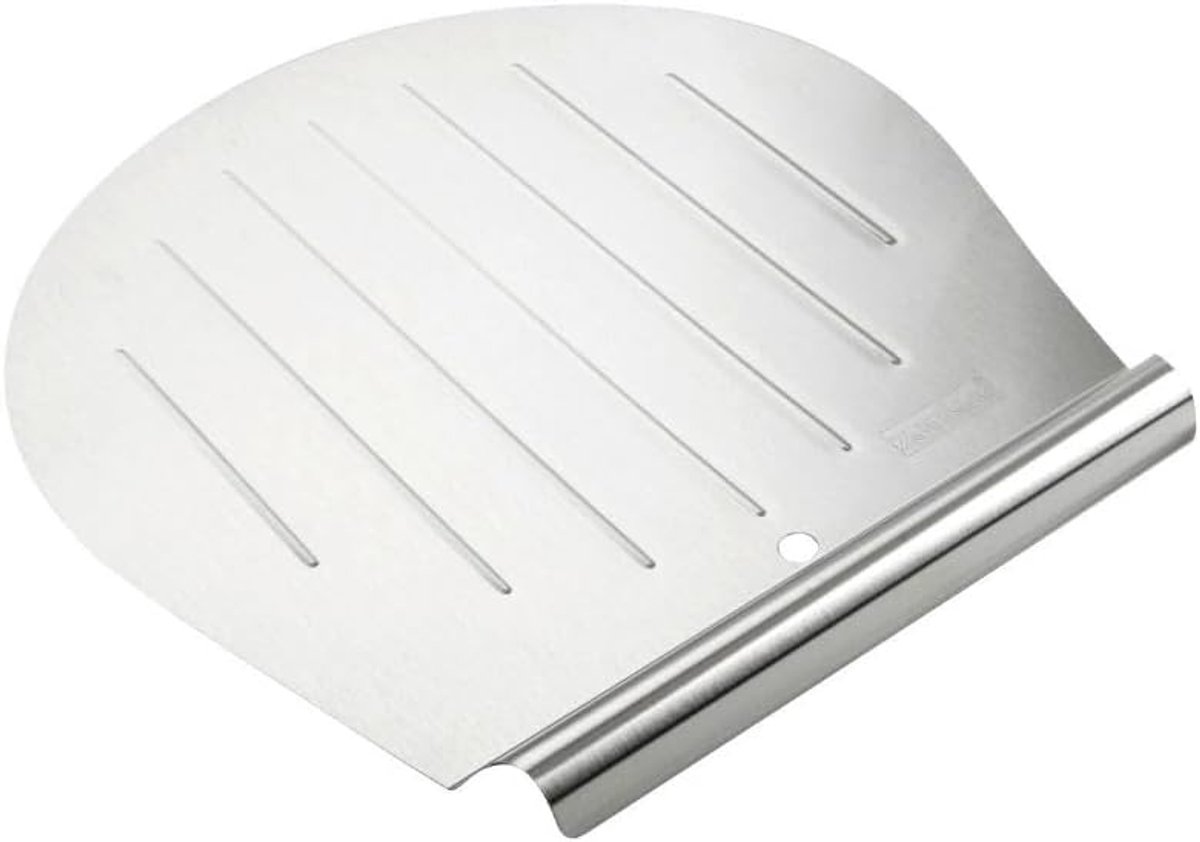 Roestvrijstalen cake en pizza lifter - 28 cm - zilver - 1 stuk