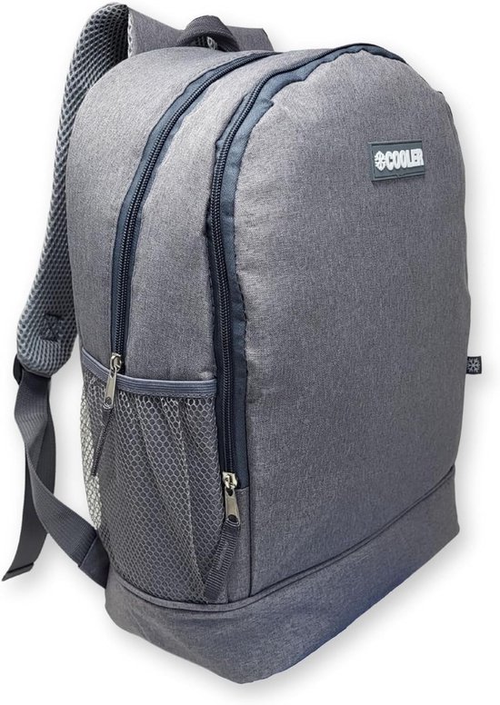 Thermische Koeltas 25 Liter PEVA Opvouwbare Picknickmand - Koeltas - Strandtas - Geïsoleerde Mand - 30 Liter Waterdichte Picknickmand Grijs