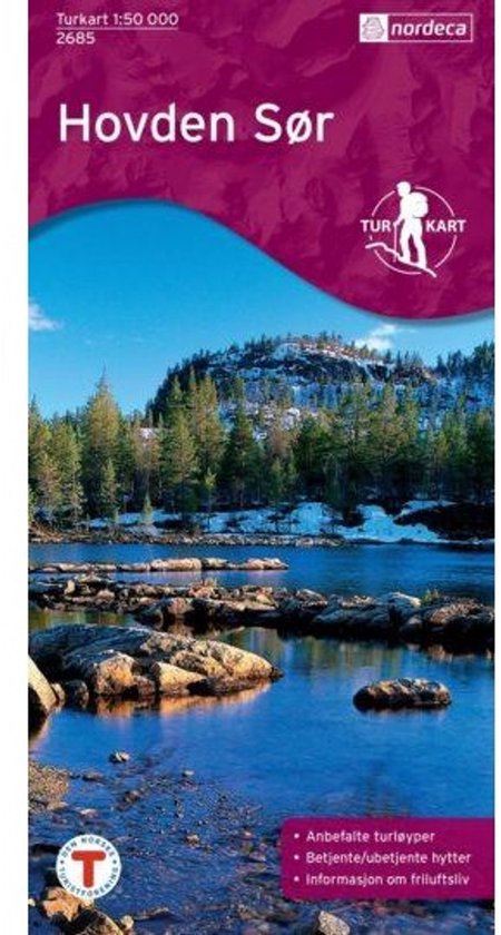 Wandelkaart Nordeca Hovden Zuid - cover