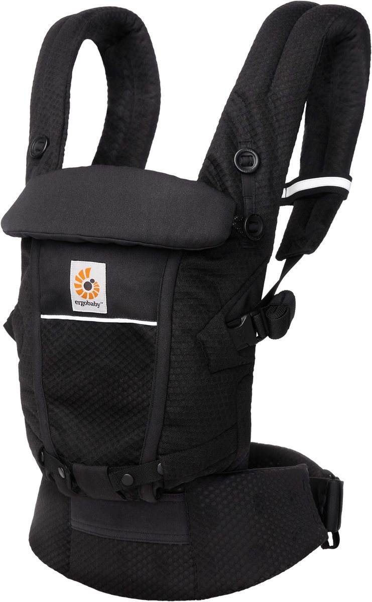 Ergobaby Draagzak Adapt - Soft Flex Mesh - Onyx Black – foto 2