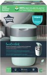 Tommee Tippee Twist & Click luieremmer - 98% gerecycled plastic, antibacteriële GREEN FILM. Nieuw groener systeem.