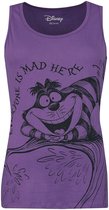 Alice In Wonderland Cheshire Cat Dames Top - paars - S