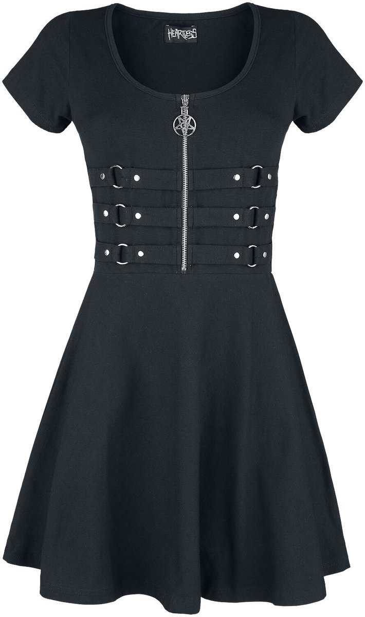 Heartless Into The Darkness Dames Mini-jurk - zwart - S