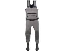 Ultimate Neocore Waadpak - Maat 42 - 5mm Neopreen - PVC Laarzen - Inclusief Riem & Tas