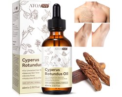 Cyperus Rotundus Olie 60 ml – Antihaargroei Oil – Ontharingscreme – Ontharing - Hair Removal Cream