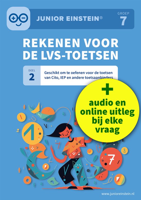 Rekenen voor de LVS-toetsen 2 groep 7 - cover