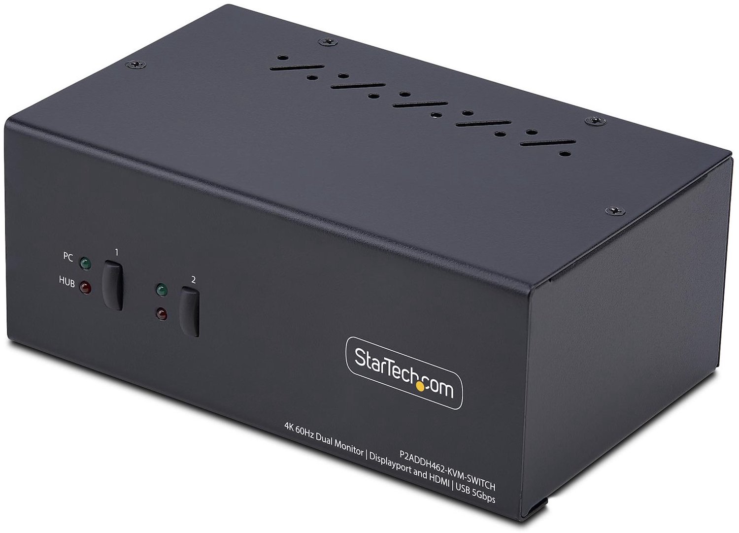 StarTech.com 2-Port Dual-Monitor DisplayPort en HDMI KVM Switch 4K 60Hz