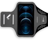 imoshion Hardloop telefoonhouder - Hardloopband - Universele Sportarmband hardlopen - Ruimte voor pasje en sleutel - van 6,2 t/m 6,9 inch - Zwart