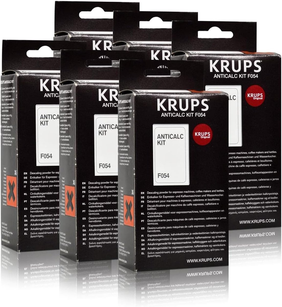 Ontkalkingspoeder voor koffiemachines - Verpakking van 6 stuks