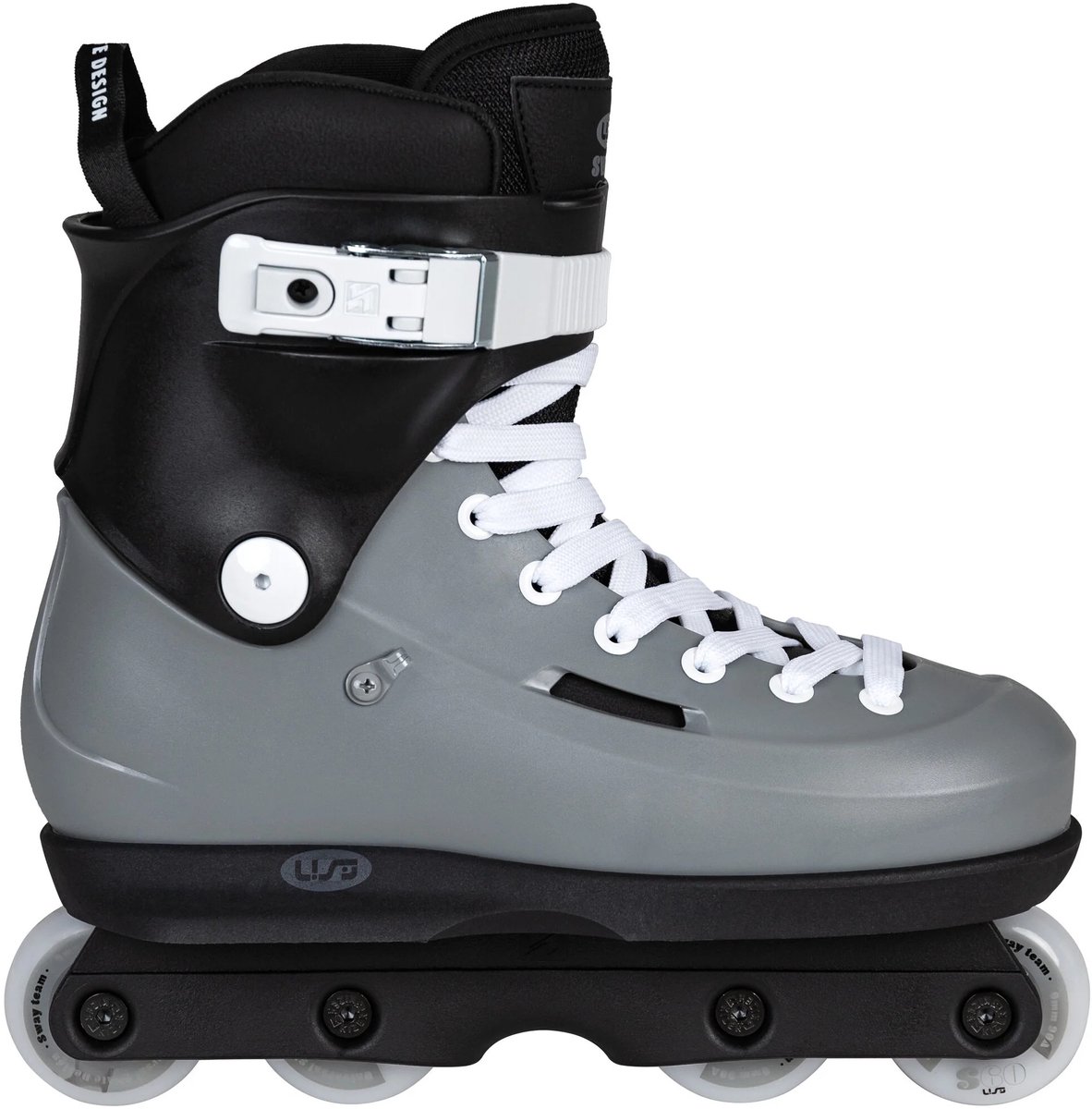 USD Sway Team 60 aggressive inline skates Zwartgrijs