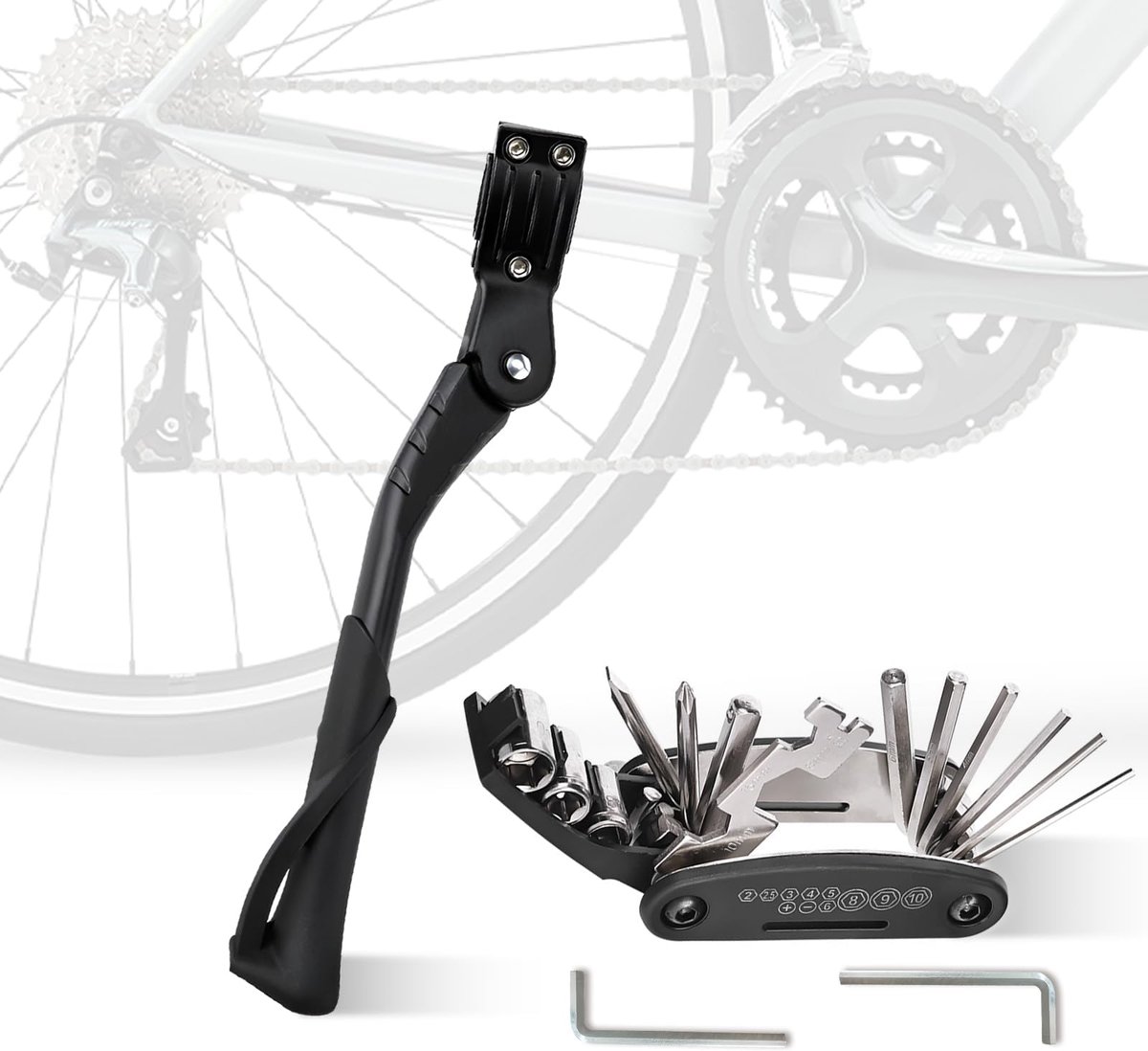 Boraboi ® Fietsdrager met Verstelbare Lengte en Reparatieset voor 24-29 Inch Fietsen