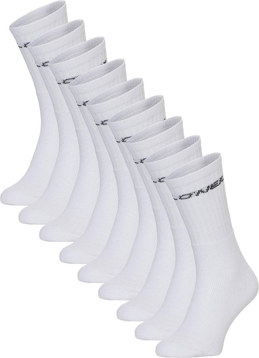 O'Neill Heren / Dames Sportsokken 9-Pack Wit - Maat 35-38