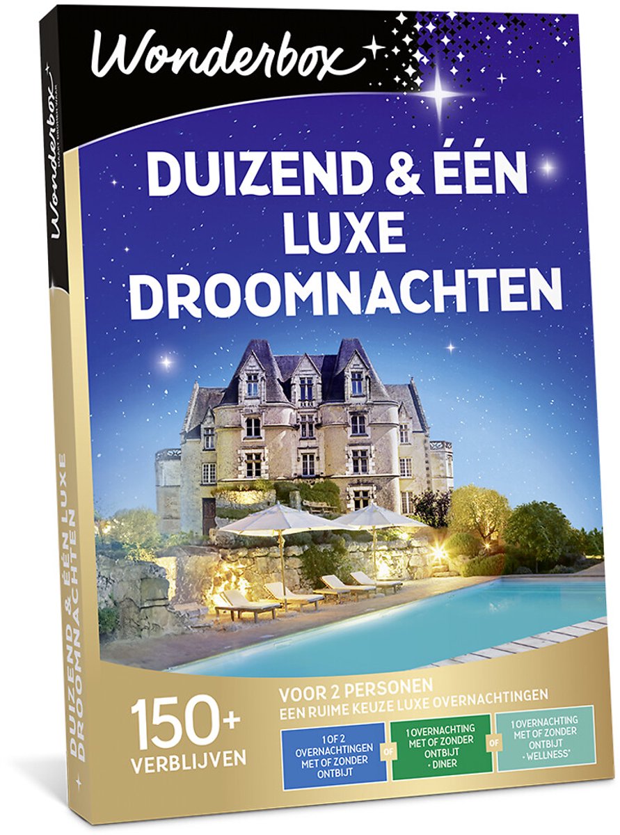 Wonderbox Cadeaubon - Duizend & Één Luxe Droomnachten