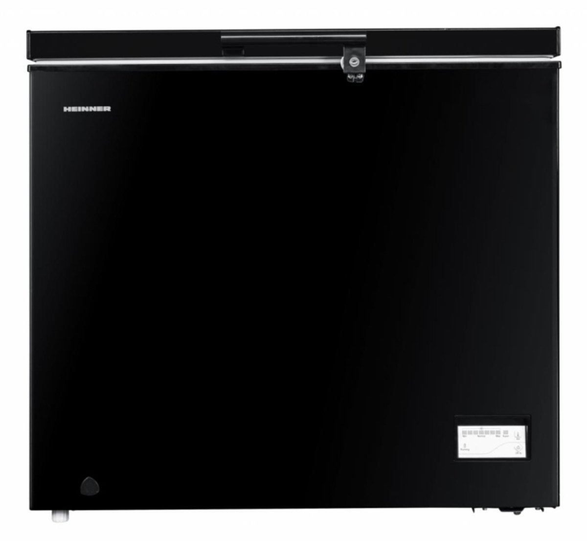 Heinner HCF-205NHBKE++ Vrieskist – 198 L – Inverter Compressor – Elektronische Bediening – Waterbestendig Display – Snelvriesfunctie – Zwart – 5 Jaar Garantie