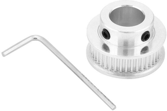 GZLFH 14 stuks GT2 tandriemschijven, aluminium GT2 riemschijf 20 tanden boring 8 mm en moersleutel voor 3D-printer 6 mm brede tandriem