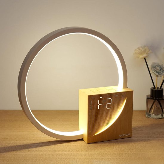 Led-bureaulamp met draadloze oplader, 10 W, dimbaar