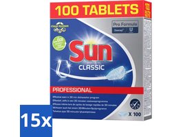 Product afbeelding van Sun Classic Professional vaatwastabletten - 1500 tabletten