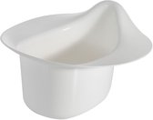 Wit Kindsgut oefenpotje, te gebruiken door vast te houden, voor baby's en zindelijkheidstraining.