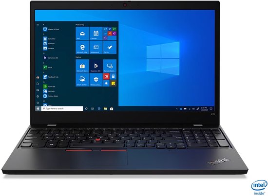 Lenovo ThinkPad L15 Gen 1 (Intel) Intel® Core™ i5 i5-10210U Laptop 39,6 cm (15.6") Full HD 8 GB DDR4-SDRAM 256 GB SSD Wi-Fi 6 (802.11ax) Windows 10 Pro Zwart